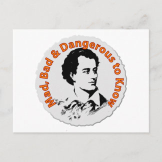 Dåligt och farligt för dig vykort