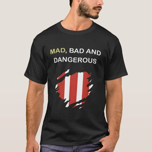 Dåligt och farligt t shirt (Framsida)
