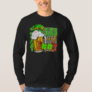 Dåligt och nyfiken Western St patrick's day Glitt T Shirt
