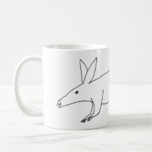 Dåligt ritad Aardvark Mugg