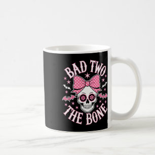 Dåligt två ben - Rosa Bow Stars Kaffemugg