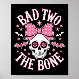 Dåligt två ben - Rosa Bow Stars Poster