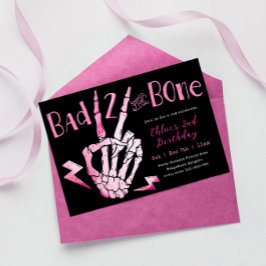 Dåligt två gånger. Bone Girls andra födelsedagen I Inbjudningar