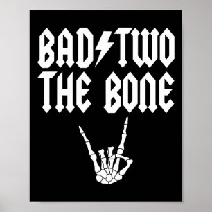 Dåligt två skeletthueleton-handfamiljen 2:a födels poster