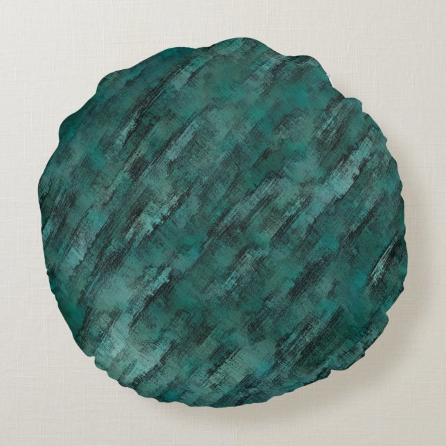 Dåligt utfört cyanmurverk rund kudde (Baksidan)