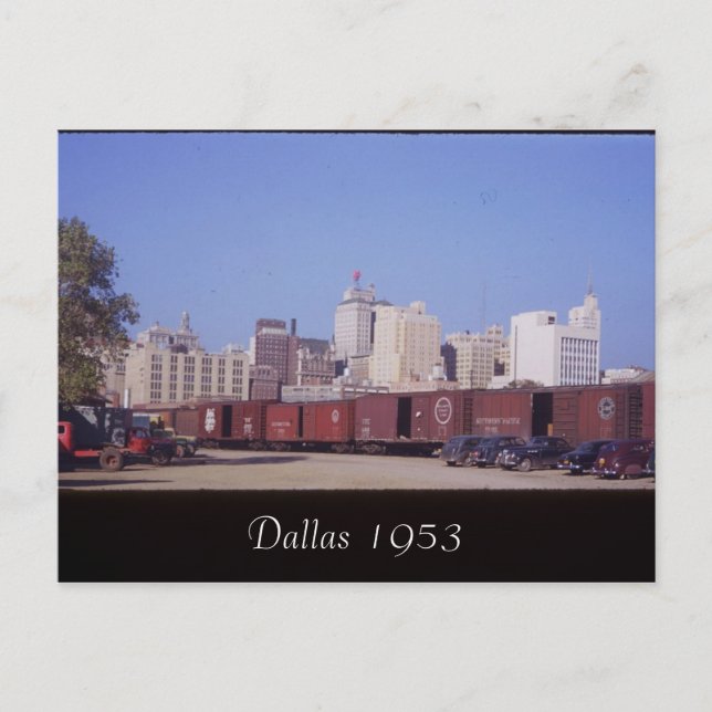 Dallas 1953-vykort vykort (Framsida)