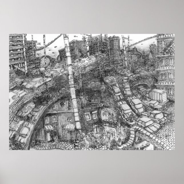 Dallas 2092 (Bläck Tvättar) - Poster (Framsidan)