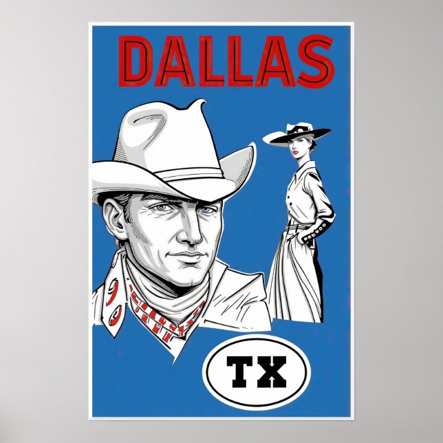 Dallas-affisch Poster (Framsidan)