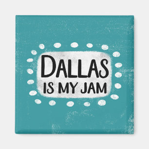 Dallas är min Sylt-kylskåp, magnet