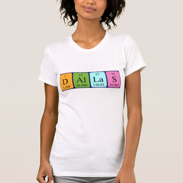 Dallas återkommande skjorta bord namn t shirt (Framsida)