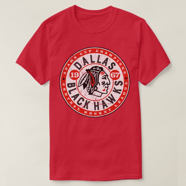 Dallas Black Hawks 1 T Shirt (Design framsida)