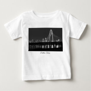 Dallas Bridge View Grayscale T Shirt
