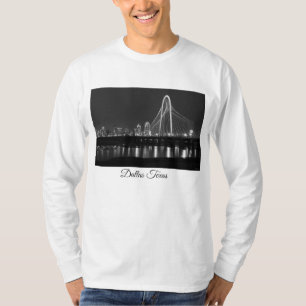 Dallas Bridge View Grayscale T Shirt