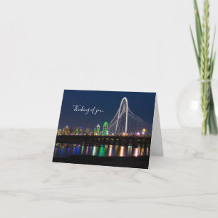 Dallas Bridge-vy för ditt kort