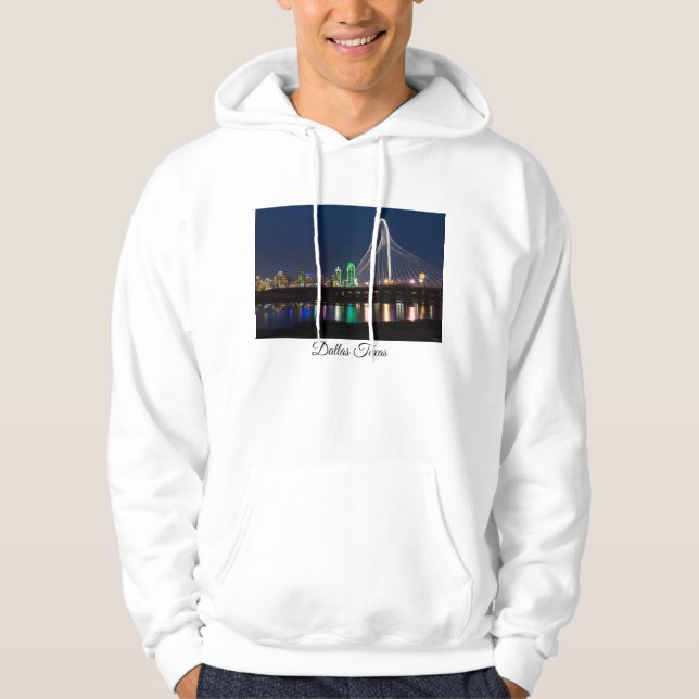 Dallas Bridge-vy Hoodie (Framsida)