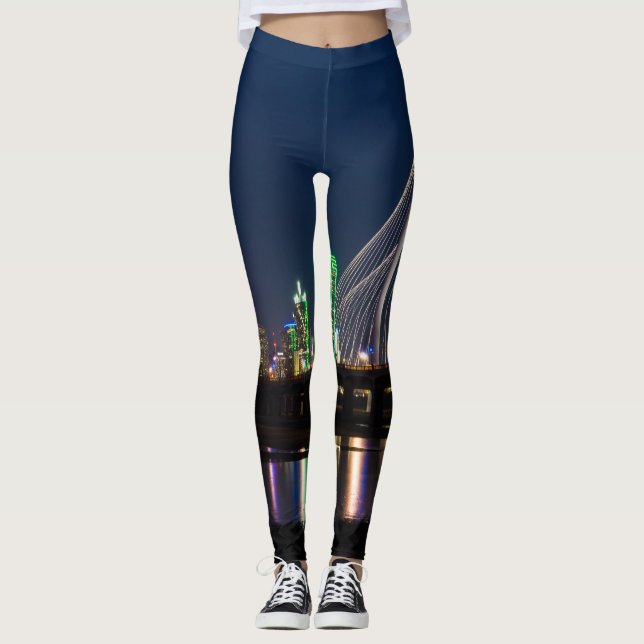 Dallas Bridge-vy Leggings (Framsida)
