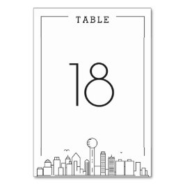 Dallas Bröllop | BORDSNUMMER