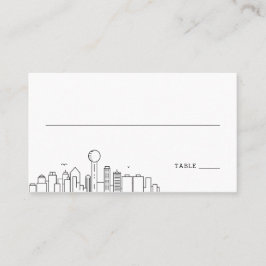 Dallas Bröllop | Placera kort framför och bakom