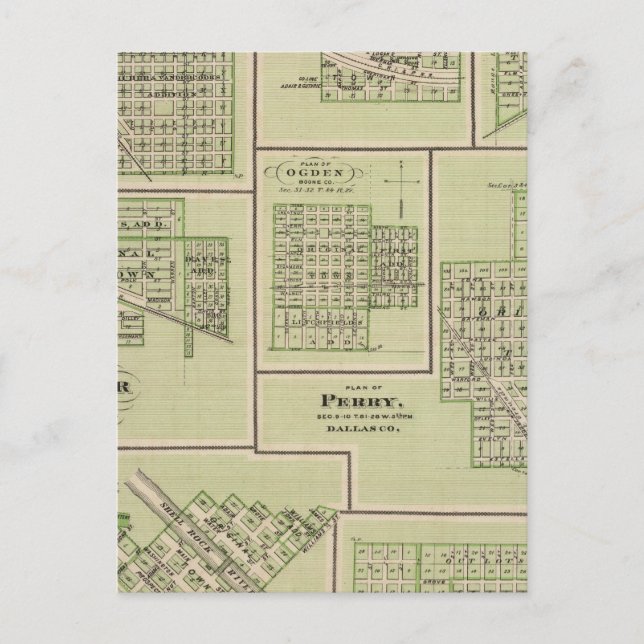 Dallas centrerar, Casey, DeSoto, Dexter Vykort (Framsida)