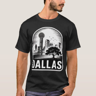 Dallas City Texas USA T Shirt