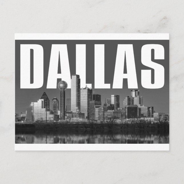 Dallas Cityscape Vykort (Framsida)