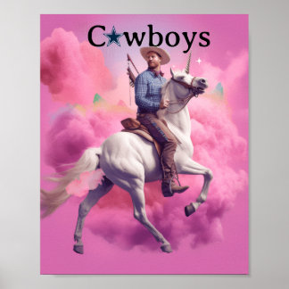 Dallas Cowboys Enhörning affisch