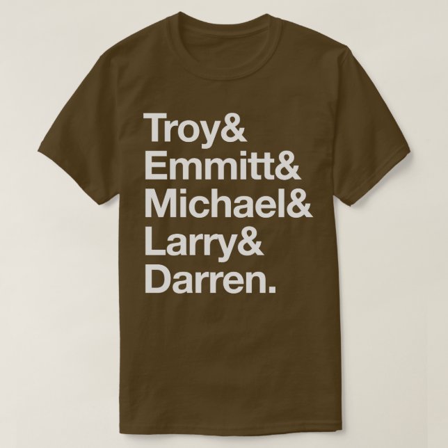 Dallas Cowboys legends från 90-talet T Shirt (Design framsida)