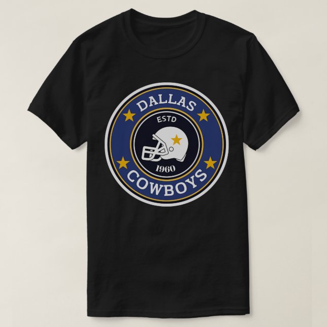 Dallas Cowboys stil TShirt T Shirt (Design framsida)