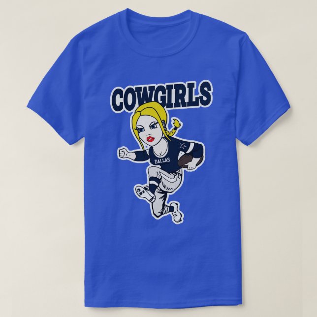 Dallas Cowtjejer T Shirt (Design framsida)
