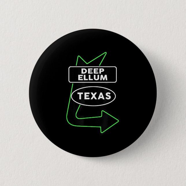Dallas Deep Ellum Texas Presentidé Man Kvinna  Knapp (Framsida)