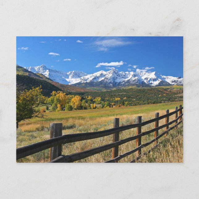 Dallas Divide nära Ridgway, Colorado... Vykort (Framsida)