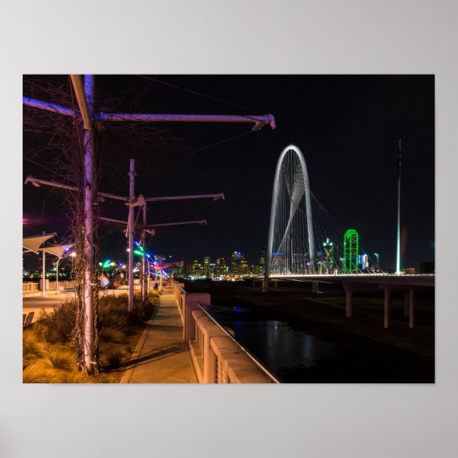 Dallas Evening Walk Poster (Framsidan)