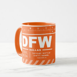 Dallas-Fort Worth International Airport DFW Mugg