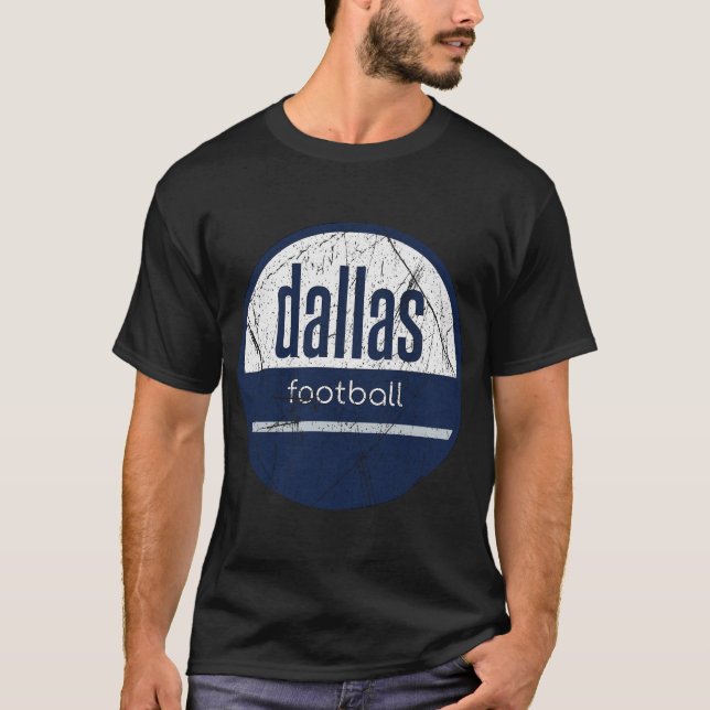 Dallas-fotbollen T Shirt (Framsida)