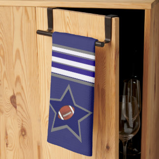 Dallas fotbollsfan anpassningsbar design kökshandduk