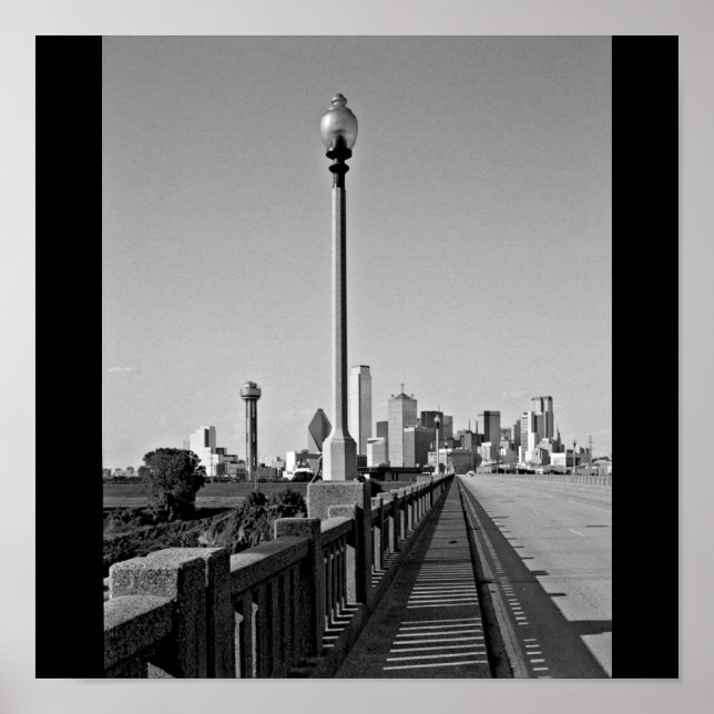 Dallas-fotografi med poster Vintage-15 (Framsidan)