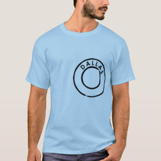 Dallas frimärke för Dallas fläktar T-shirt