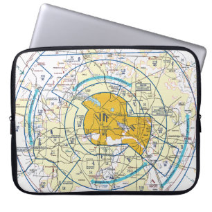 Dallas - Ft. Svinschdiagram över sjöväg Laptop Fodral