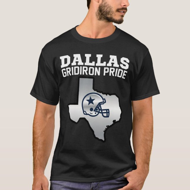 DALLAS GRIDIRON PRIDE - TEXAS FOOTBALL  T SHIRT (Framsida)