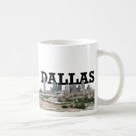 Dallas horisont med Dallas i himmlen Kaffemugg