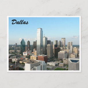 Dallas i stan vykort