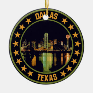 Dallas Julgransprydnad Keramik
