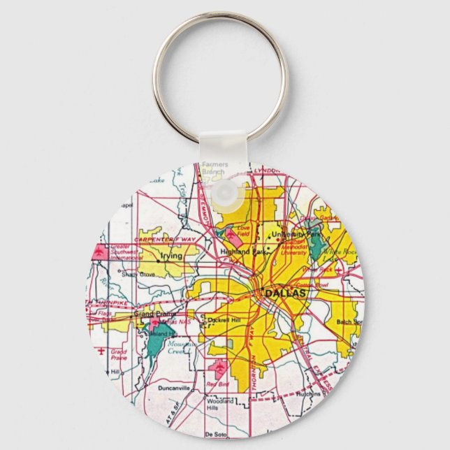 Dallas Keychain Nyckelring (Framsida)