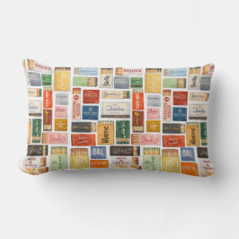 Dallas Matchbook Lumbar Pillow Lumbarkudde