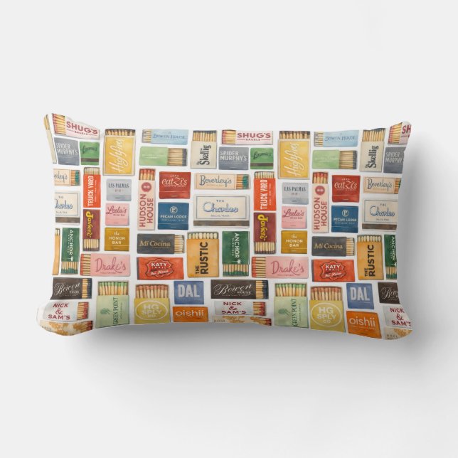 Dallas Matchbook Lumbar Pillow Lumbarkudde (Framsida)