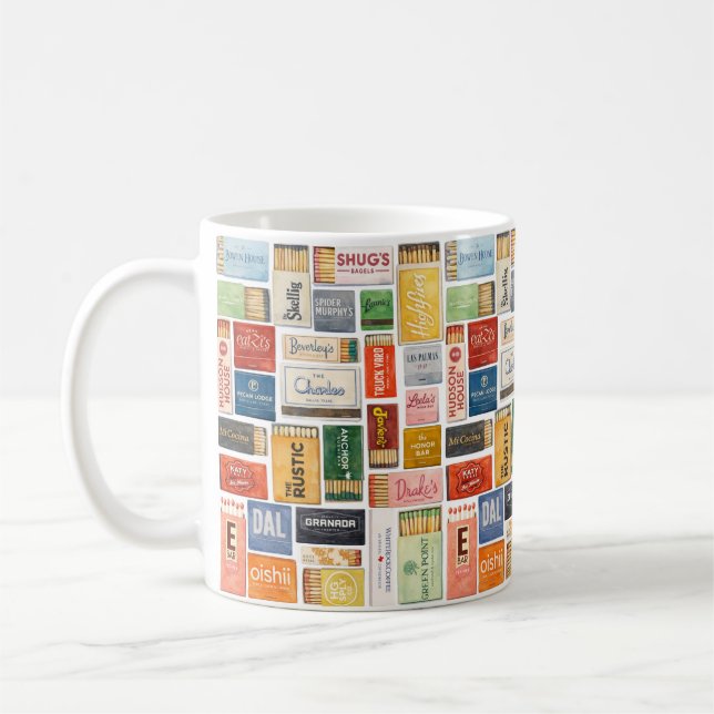 Dallas Matchbook Mug Kaffemugg (Vänster)