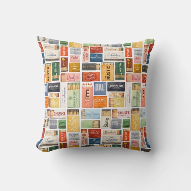 Dallas Matchbook Pillow Kudde (Framsida)