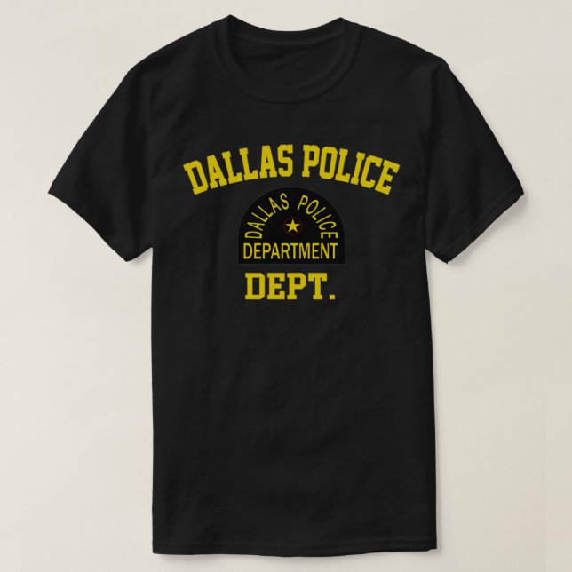Dallas Police Department T Shirt (Design framsida)