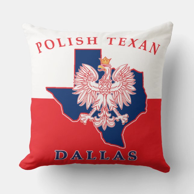 Dallas polska Texan Kudde (Framsida)