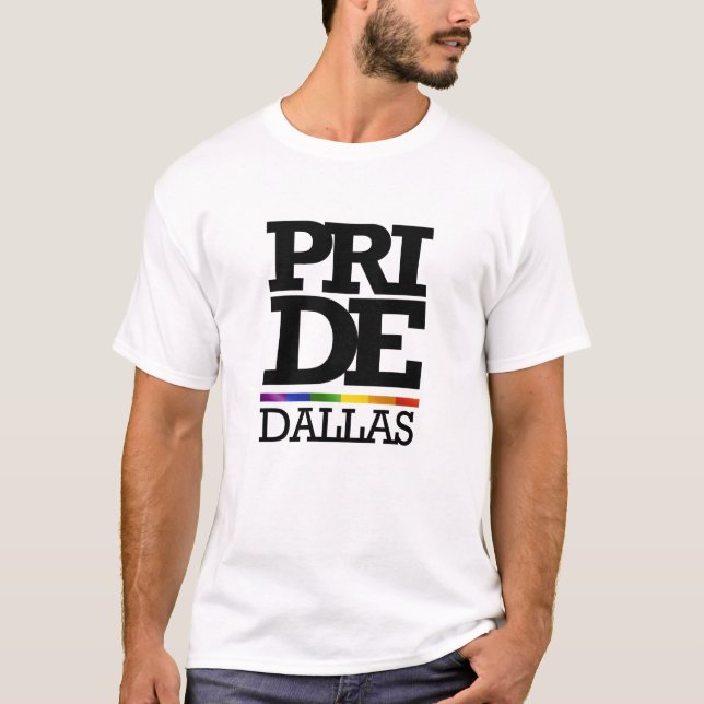 DALLAS PRIDE - .PNG TEE SHIRT (Framsida)